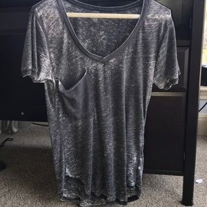 Altar’d State grey low cut top